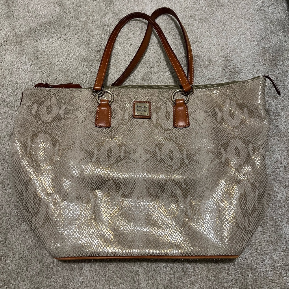 Dooney & Bourke Snakeskin Tote Bag